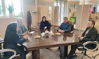 دیدار مدیر شبکه بهداشت و درمان شهرستان ساوجبلاغ با رییس اداره ثبت احوال