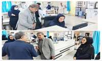 بازدید مدیر شبکه بهداشت و درمان شهرستان ساوجبلاغ از بیمارستان حضرت امام جعفرصادق علیه السلام هشتگرد