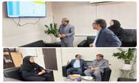  بازدید مدیر شبکه بهداشت و درمان شهرستان ساوجبلاغ از بیمارستان تامین اجتماعی هشتگرد