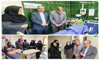  تجلیل مدیر شبکه بهداشت و درمان شهرستان ساوجبلاغ از مادران دارای فرزند نو رسیده با اهدای گل