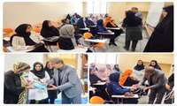  بازدید مدیر شبکه بهداشت و درمان شهرستان ساوجبلاغ از کلاس های آمادگی مادران باردار