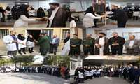 تجلیل امام جمعه کوهسار و بخشدار چندار از پرستاران مرکز خدمات جامع سلامت شبانه روزی شهدای کوهسار