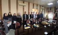 نشست صمیمی کارشناسان سلامت کار با مدیر شبکه بهداشت و درمان شهرستان ساوجبلاغ به مناسبت روز جهانی ایمنی و بهداشت حرفه ای مصادف با ۲۸ آوریل (۸ اردیبهشت ماه)
