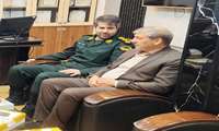 دیدار مدیر شبکه بهداشت و درمان با فرماندهی انتظامی شهرستان ساوجبلاغ  
